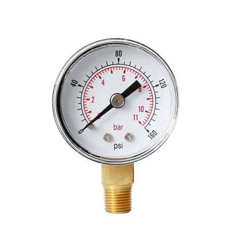 1 قطعة 40 مللي متر مقياس ضغط الوجه 1/8 "BSPT قاعدة سفلية 15,30,60.100,160 200, 300 رطل لكل بوصة مربعة وبار لسائل وقود الماء والغاز الهوائي. (100 رطل لكل بوصة مربعة) in Kuwait