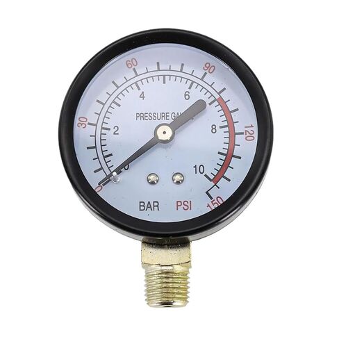 Y60 Pressure Gauge 0-1.6Mpa 0-230PSI Pool Filter Water Pressure Dial Hydraulic Pressure Gauge Meter Manometer for Air Compressor(E) in Kuwait