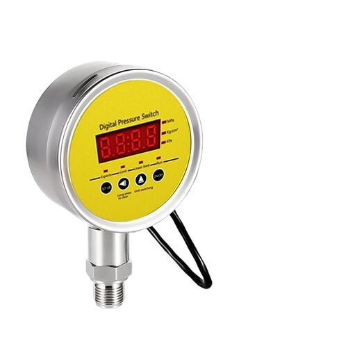 1pc G1/2 Intelligent Digital Vacuum Gauge 0-60MPa Relay Output Digital Pressure Switch Controller(0-10MPA) in Kuwait