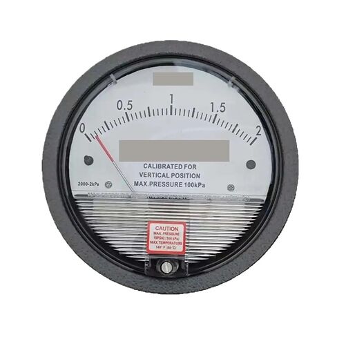 3pcs/Bag Differential Pressure Gauge Professional Barometer Aluminum Alloy Mechanic Manometer for Medical Equipment etc.(0-125pa) in Kuwait