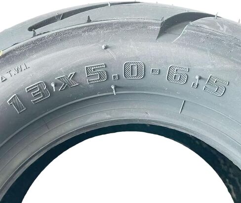 إطار سكوتر كهربائي 13 × 5.0-6.5 للدراجات الكهربائية، استبدال إطار سكوتر كهربائي بدون أنبوب مقاس 13 بوصة متوافق مع سكوتر كهربائي تورسور 13 بوصة 14 بوصة 8000 وات (13 * 5.00-6، 13 * 5.00-6) in Kuwait