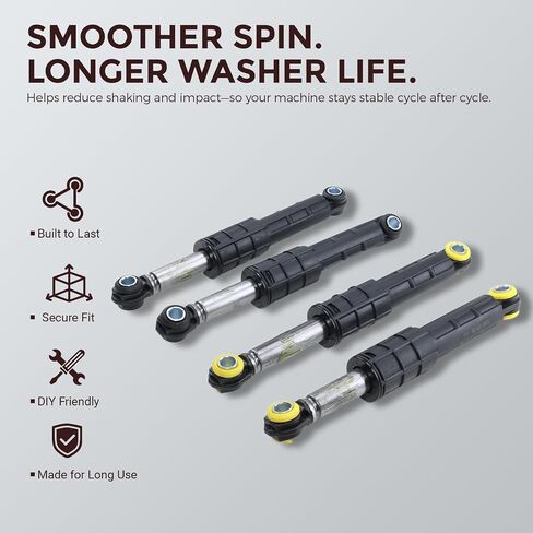 WF42H5000AWA2 WF42H5200AFA2 WF42H5200APA2 Shock Absorber Kit for Samsung | WF42H5200AWA2 WF42H5600AWA2 WF45K6500AVA2 WF45K6500AWA2 WF45M5500AWA5 WF50K7500AVA2 WF50K7500AWA2; for Samsung washers. in Kuwait