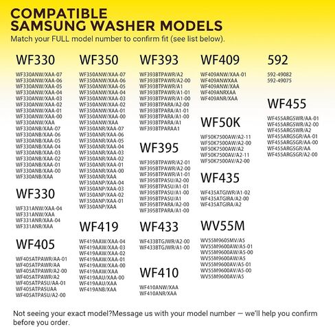 WF42H5000AWA2 WF42H5200AFA2 WF42H5200APA2 Shock Absorber Kit for Samsung | WF42H5200AWA2 WF42H5600AWA2 WF45K6500AVA2 WF45K6500AWA2 WF45M5500AWA5 WF50K7500AVA2 WF50K7500AWA2; for Samsung washers. in Kuwait