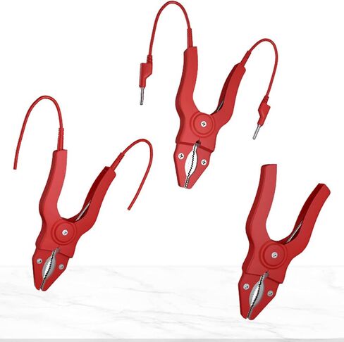 ordinarYone Insulated 50A Copper Alligators Clip Electrical Clamps for Industrial and Laboratory Use in Kuwait