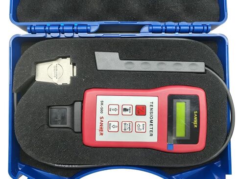 جهاز قياس شد الحزام المحمول SK-500 – يقيس التردد والشد (10-800 هرتز) للأحزمة V/المسننة/المضلعة. يحسن الأداء ويطيل عمر الحزام. يحدث قياس عدم الاتصال بواسطة ضوء الأشعة تحت الحمراء in Kuwait