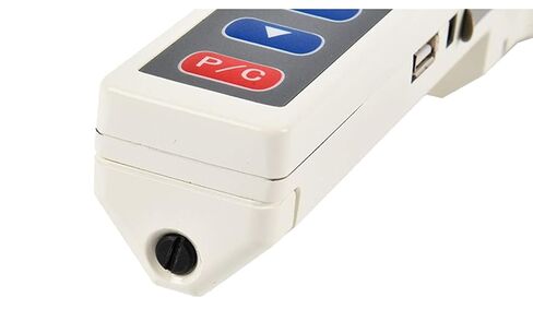 Digital Wire Rope Tensiometer Used in Wire and Cable Tensile Chemical Fiber Metal Wire with Accuracy 2.5% Tension Range 40 to 2000cN Measuring Head Width 65mm Six Units cN gf OZ Kgf N lb USB in Kuwait