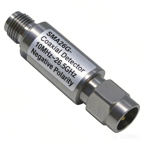 Zero Bias Detector with SMA Male to SMA Female and Positive or Negative Video Out Operating from 10 MHz to 26.5 GHz in Kuwait