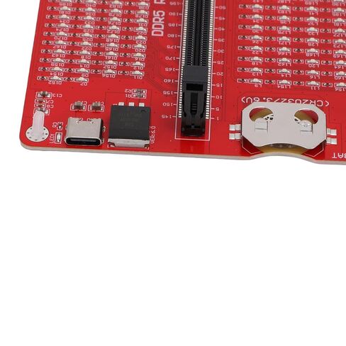 بطاقة اختبار ذاكرة الوصول العشوائي Focket، 4 في 1 DDR3 DDR4 DDR5 جهاز اختبار ذاكرة الوصول العشوائي للخادم مع بطارية مزدوجة من النوع C ومؤشر LED لإصلاح أجهزة الكمبيوتر المكتبي in Kuwait