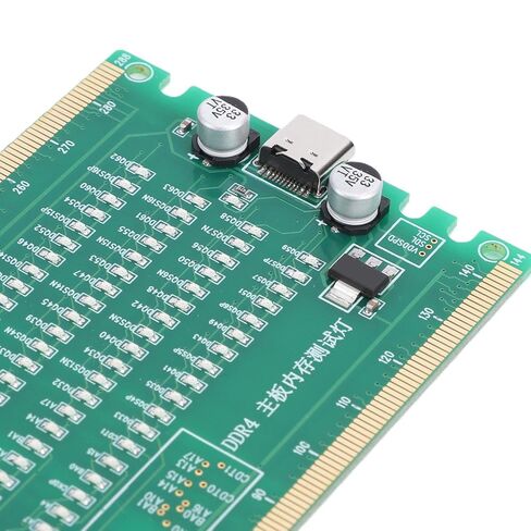 ciciglow DDR4 Memory Tester, Computer Memory Test Card with LED Indicators for Desktop PC Server Motherboard DDR4 Interface Fault Detection in Kuwait