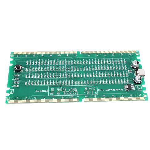 جهاز اختبار الذاكرة Bewinner DDR4 من النوع C، بطاقة اختبار ذاكرة الكمبيوتر مع مؤشرات LED للكمبيوتر المكتبي وتشخيص اللوحة الأم للخادم in Kuwait