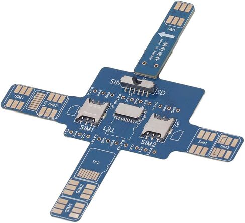 ViaGasaFamido Universal Smartphone Test Board Electronic Component Cell Phone Signal Tester with Dual SIM Card Memory Card Phone Holder Voltage Detection for Repair Maintenance in Kuwait