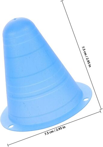 12pcs Plastic Agility Cones Mini Sports Training Cones Skating Obstacles for Soccer Basketball Drills and Outdoor Practice in Kuwait