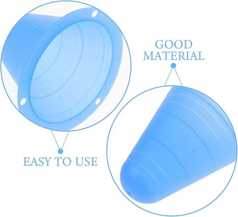 12pcs Plastic Agility Cones Mini Sports Training Cones Skating Obstacles for Soccer Basketball Drills and Outdoor Practice in Kuwait