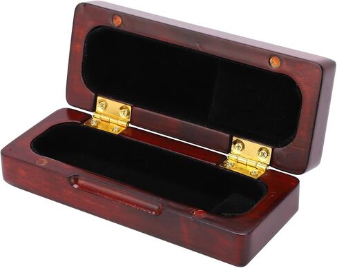 Semme Elegant Wood Mouthpiece Case Box for Saxophone Portable Musical Instrument Accessories in Rosewood Design (Rosewood Handle) in Kuwait