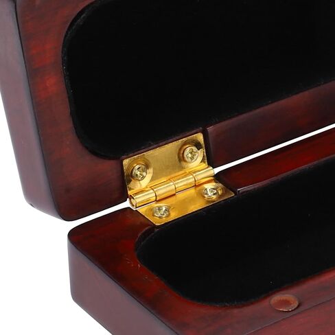Semme Elegant Wood Mouthpiece Case Box for Saxophone Portable Musical Instrument Accessories in Rosewood Design (Rosewood Handle) in Kuwait