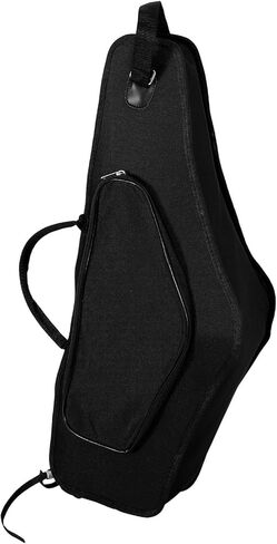 ULTECHNOVO Universal Waterproof Alto Saxophone Case Backpack with Shockproof Padding, Adjustable Shoulder Strap, and Handle for Musical Instrument Storage and Travel (black) in Kuwait