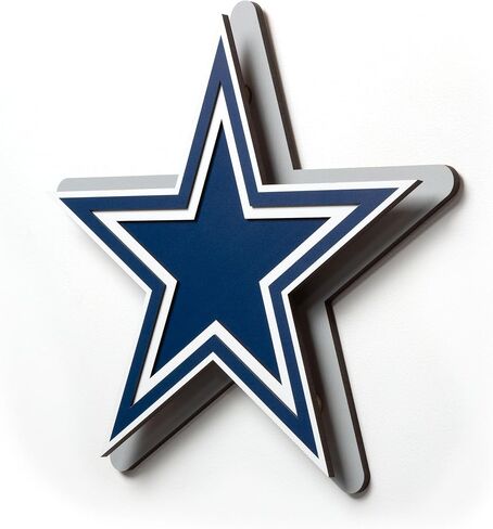 YouTheFan NFL 3D Die-Cut Wall Art, precision-crafted and laser-cut in the exact shape of your team’s logo, multiple layers create striking depth, ready-to-hang and officially licensed in Kuwait