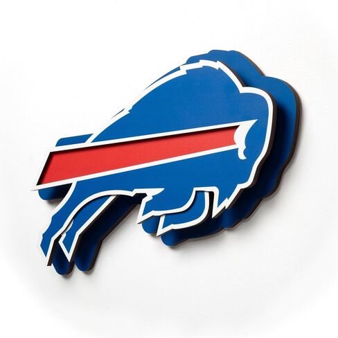 YouTheFan NFL 3D Die-Cut Wall Art, precision-crafted and laser-cut in the exact shape of your team’s logo, multiple layers create striking depth, ready-to-hang and officially licensed in Kuwait