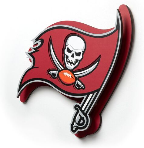 YouTheFan NFL 3D Die-Cut Wall Art, precision-crafted and laser-cut in the exact shape of your team’s logo, multiple layers create striking depth, ready-to-hang and officially licensed in Kuwait