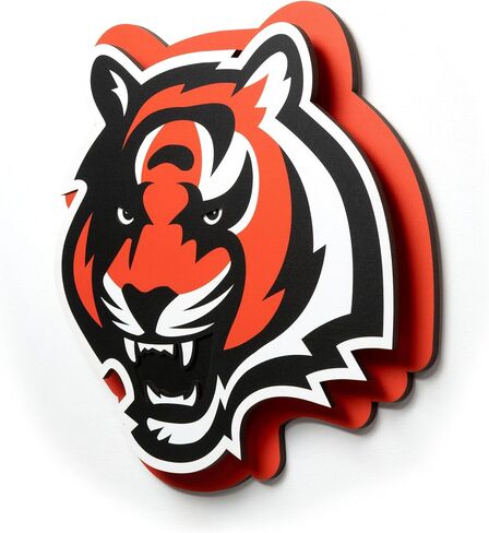 YouTheFan NFL 3D Die-Cut Wall Art, precision-crafted and laser-cut in the exact shape of your team’s logo, multiple layers create striking depth, ready-to-hang and officially licensed in Kuwait