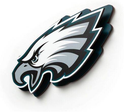 YouTheFan NFL 3D Die-Cut Wall Art, precision-crafted and laser-cut in the exact shape of your team’s logo, multiple layers create striking depth, ready-to-hang and officially licensed in Kuwait