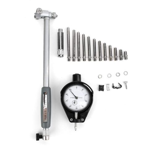 Dial Bore, 0.01mm Accuracy 50-160mm Range Cylinder Bore, Inside Micrometer with 12 Replaceable Probes for Automotive Engine Cylinder Measurement in Kuwait
