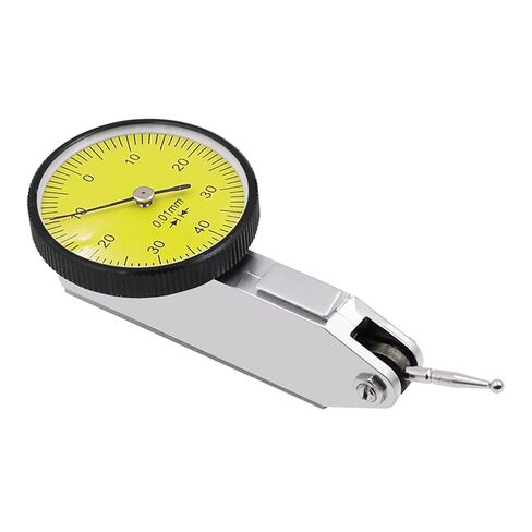 Dial Indicator, Accurate Dial Gauge Test Indicator Precision Metric with Dovetail Rails Mount 0-4 0.01mm Measuring Instrument Tool in Kuwait