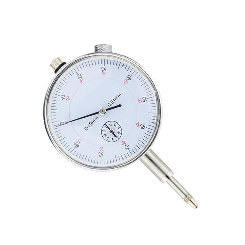 Dial Indicator, 0-10mm Dial Indicator Precision 0.01mm Dial Bore Gauge Indicator Micrometer Tool Hour Type Indicator Measurement Comparator in Kuwait