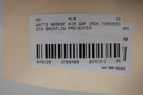 WATTS 909AGF AIR Gap Iron BACKFLOW Preventer 2IN in Kuwait