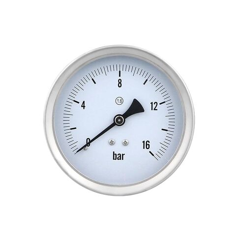 1pc Pressure Gauge 100mm 304ss Stainless Steel Precision 1.6% Back Connection Hydraulic high Manometer(BSPT(ZG) 1-2 with Oil,0-40Mpa) in Saudi Arabia