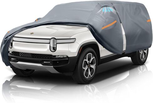 GMC Sierra Truck Cover مخصص مناسب 2002-2025 سرير مزدوج/موسع/طاقم الكابينة القصيرة (5.7'-6.6 ') مع سحاب الباب ، 10 طبقة من شاحنة بيك آب مقاومة للماء ، قنب السيارة لأشعة الشمس الغبار ، إلخ. in Kuwait