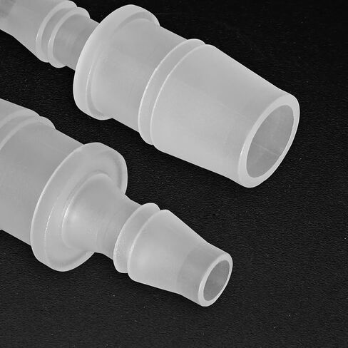 Bonsicoky 2 Pcs Plastic Hose Barb Reducer Fitting, 1/2" to 1/4" Hose Barb Union Adapter Connector Pipe Hose Fitting in Kuwait