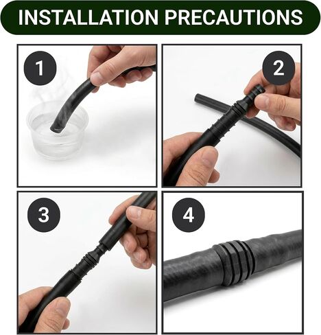 5 Pack 3/4 Inch x 1/2 Inch PVC Reducing Couplings | Schedule 40 Barbed Insert Adapters | Black Hose Connectors in Kuwait