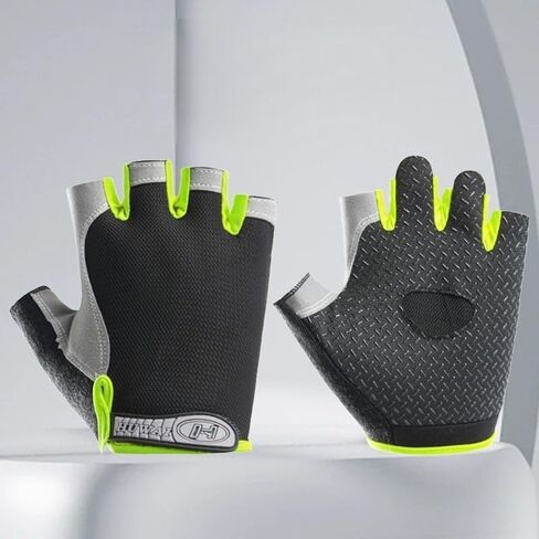 Cycling Gloves Half-Finger Lightweight Breathable Anti-Slip Unisex Summer Biking, Hiking, Fitness Running in Kuwait