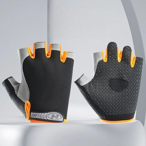 Cycling Gloves Half-Finger Lightweight Breathable Anti-Slip Unisex Summer Biking, Hiking, Fitness Running in Kuwait