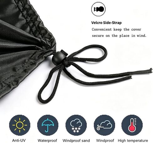 Robotic Pool Cleaner Caddy Cover for Dolphin E15 2021-2023, Waterproof All Weather Pool Vacuum Cleaner Trolley Protector Cover with Drawstring & Carry Handle in Kuwait