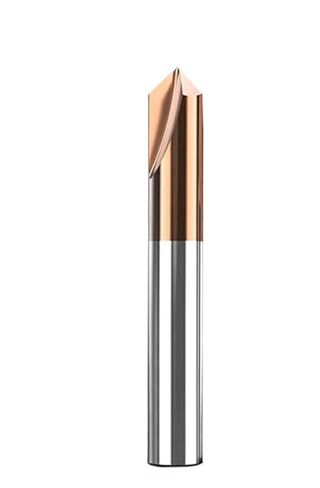 Chamfer Carbide Milling Cutter Deburring Edges V Grove Router 90 Degree 3Flutes Tungsten Solid Carbide chamfering Mill(D6X50LX3F-60deg,Aluminum) in Kuwait