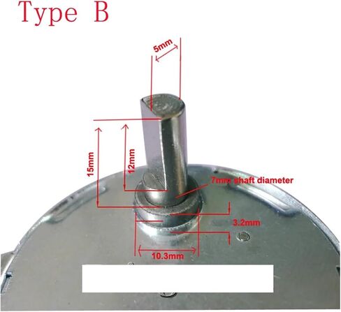 JS-50B(S) مشغل إلكتروني DC مشغل إلكتروني 4 نوع النوع A (CW) تيار مستمر 6 فولت (5 فولت مشترك) 10 دورة في الدقيقة 2kgf.cm محركات صناعية in Kuwait