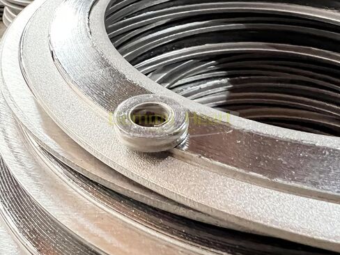 GemmySeal Spiral Wound Gasket with 304SS Inner&Outer Ring,Graphite Filled,5Pcs 4'' DN100-600lb in Kuwait
