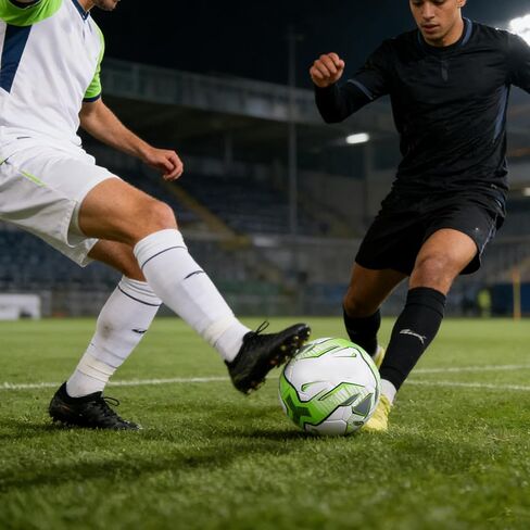 Soccer Ball Size 5-Durable Hybrid Match&Training Ball,All-Surface Play on Grass or Turf,Abrasion-Resistant PVC,Green,Unisex in Kuwait
