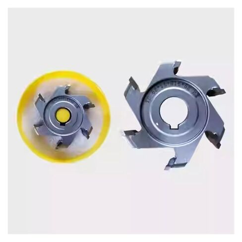 2Pcs 60/68*16 6Z Double R2 Fine Trimming Cuttering Finishing for Edge Banding Machine Woodworking Machinery Cutting Tools(60x16xH13 6Z R2) in Kuwait