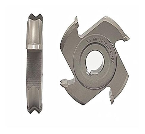 2Pcs Fine Trimming Cuttering Finishing 69 * 16*H13 Series for Edge Banding Machine Woodworking Machinery Parts(69X16XH13X4Z R2) in Kuwait