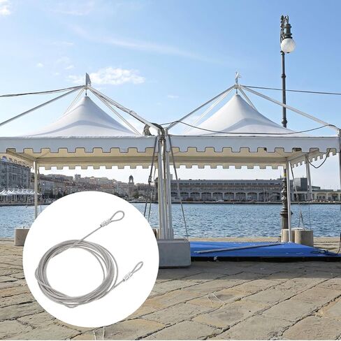 3pcs Stainless Steel Wire Rope Cable for Shade Sail Canopy Installation Heavy-Duty Hanging for Use Thickness in Kuwait