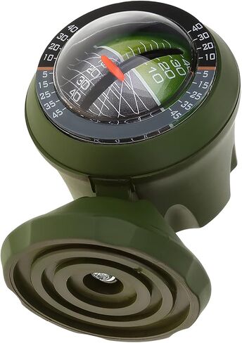 Generic Car Inclinometer Slope Meter Balancer with Adjustable Stand for Vehicle SUV Truck Accurate Angle Measurement Ergonomic Design ABS Material Army Green in Kuwait
