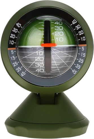 Generic Car Inclinometer Slope Meter Balancer with Adjustable Stand for Vehicle SUV Truck Accurate Angle Measurement Ergonomic Design ABS Material Army Green in Kuwait