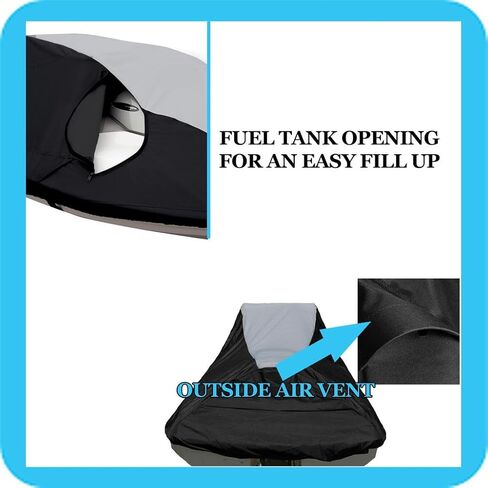 SBU Compatible for Yamaha Jet Ski EX Deluxe Sport Waverunner Jetski PWC Cover 2017-2021 2022 600 Denier in Kuwait