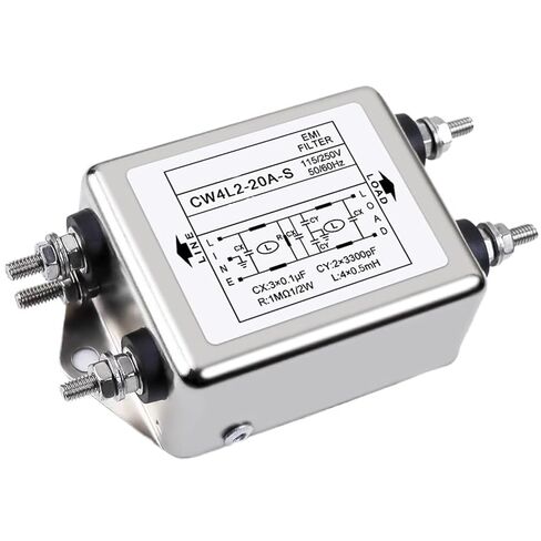 Single Phase AC Power EMI Filter CW4L2-10A-T/S CW4L2-20A-T/S(S Series 20A) in Kuwait