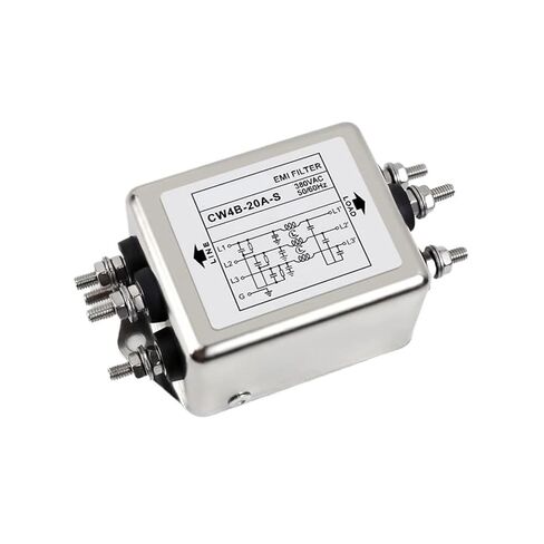 مرشح إمداد الطاقة ثلاثي الطور ثلاثي الأسلاك CW4B-10/20/30A-S 380VAC EMI Filter(CW4B-10A-S 380VAC) in Saudi Arabia