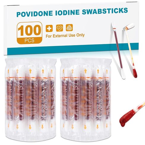 100CT Povidone Iodine Swab in Kuwait