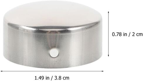 Uonlytech Stair Handrail Plugs Metal Hole Plugs Chair Leg Caps Handrail End Cap Metal for Stairs in Kuwait